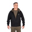 Hanorac cu fermoar Fox Collection, negru