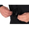 Hanorac cu fermoar Fox Collection, negru