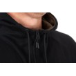 Hanorac cu fermoar Fox Collection, negru