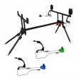 Комплект шаранска стойка със сигнализатори Fish-Xpro Luxe Rodpod-Set Complete 2-Rods