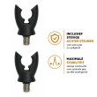 Комплект шаранска стойка със сигнализатори Fish-Xpro Luxe Rodpod-Set Complete 2-Rods
