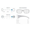 Costa Ferg XL - Matte Black, Blue Mirror 580P