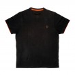 Black Orange Brushed Cotton T