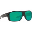 Costa Diego, Matte Black, Green Mirror 580G