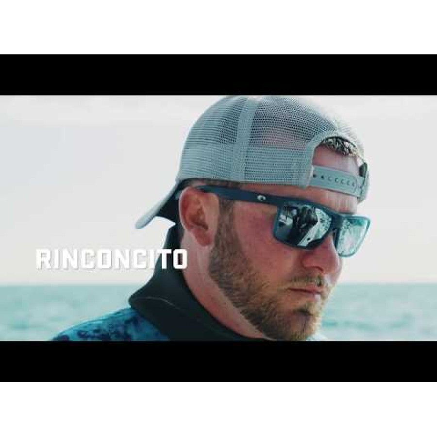 Costa Rinconcito - Matte Black, Blue Mirror 580P