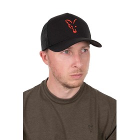 Καπέλο Trucker Fox Collection Μαύρο/Πορτοκαλί