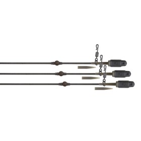 Готов монтаж Fox Edges Tuff Tungsten Tubing Heli-Clip Rigs