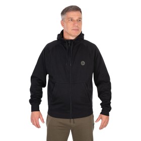 Hanorac cu fermoar Fox Collection, negru