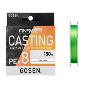 Πλεκτό Gosen Answer Casting PE X8 με Ίνες