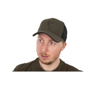 Șapcă Fox Collection Trucker verde și neagră