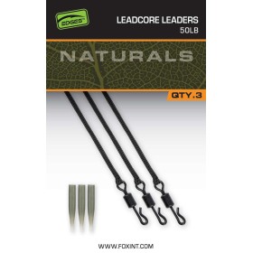 Готов монтаж Fox Edges Naturals Leadcore Leaders