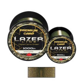 Μονόινα νήματα Lazer Premium Carp - Ψηφιακό καμουφλάζ πράσινο