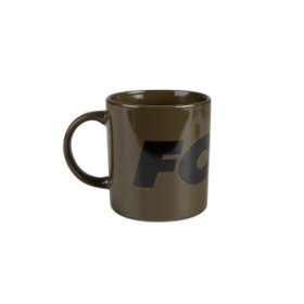 Cană ceramică cu logo Fox verde și negru